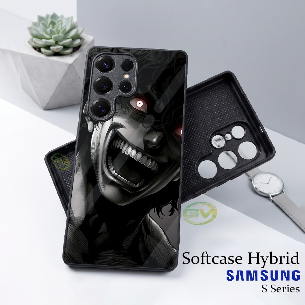 Samsung S21 S22 S23 S24 S25 S26 Ultra Glass Softcase |GM27| เคสซัมซุง | Mika Hp S21ultra S22ultra S2