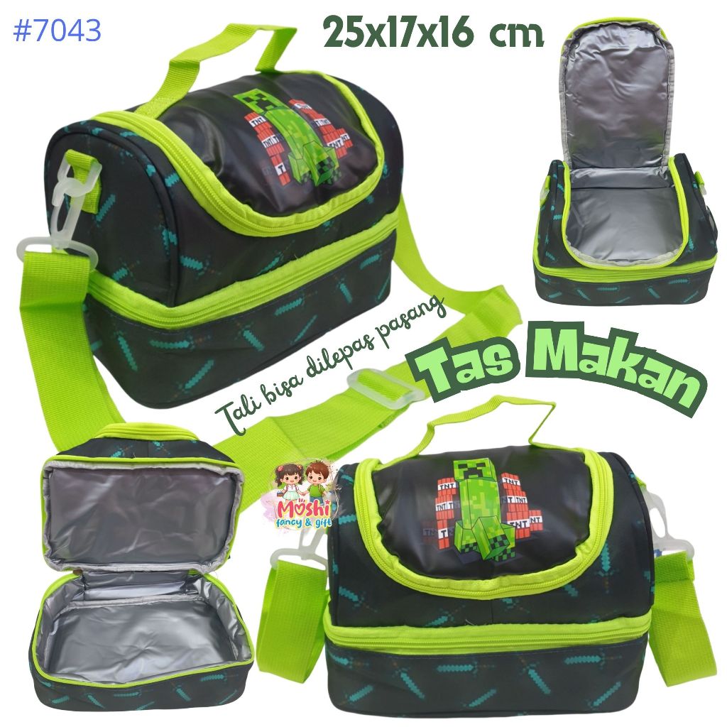 Minicraft Sling Lunch Bag / Minicraft TNT Stacking Lunch Bag / Mens Sling Lunch Bag