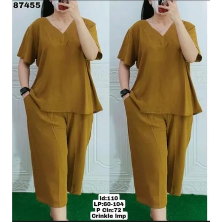 ANDIN SHORT SET, SHORT-SLEEVED PAJAMAS, PLAIN PAJAMAS, SHORT-SLEEVED PANTS SET 2026 ทุกขนาด