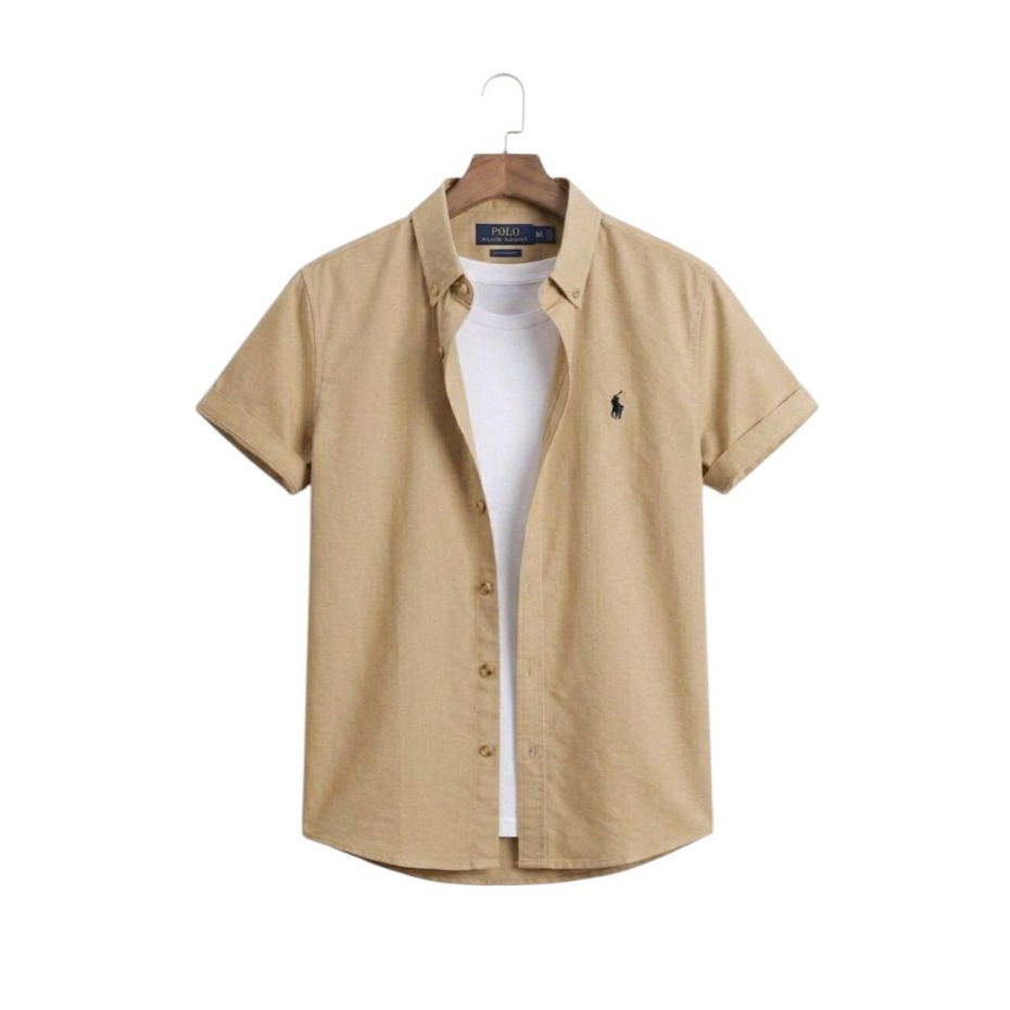KEMEJA เสื้อเชิ้ตสํานักงานผู้ชาย Ralph Lauren Slimfit ใหม่ล่าสุด | เสื้อเชิ้ตแขนสั้น Ralph Lauren Pr