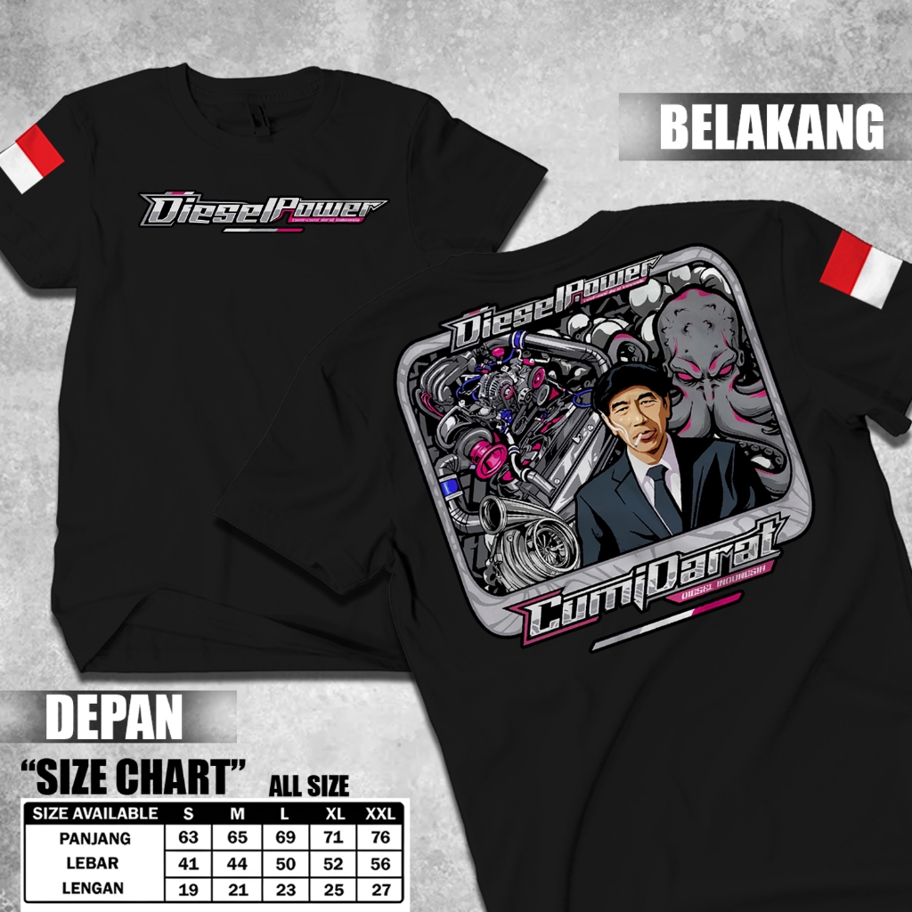 Diesel Power Turbo Machine เสื้อยืด Squid Land Diesel Gank Mechanic Racing เสื้อ Diesel War 2KD Inno