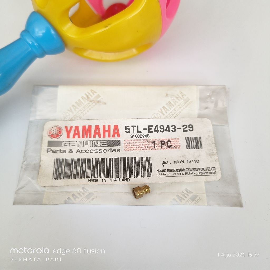 หลักเจ็ท mj yamaha mio sporty smile mio fino คาร์บูเรเตอร์ uk 110 5TL thailand ori original yamaha y