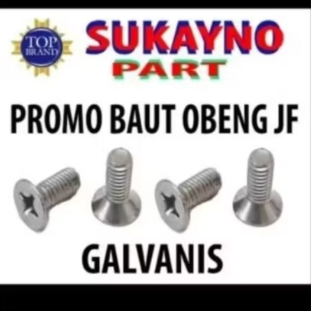 น็อตสังกะสี Jf m6x10 -m6x50