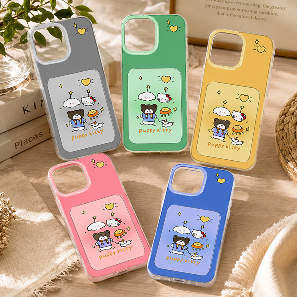 HP น่ารักการ์ตูนลูกสุนัข Kitty เคสโทรศัพท์สําหรับ POCO X7 - X7 PRO - X6 - X6 PRO - X5 - X5 PRO - X3 