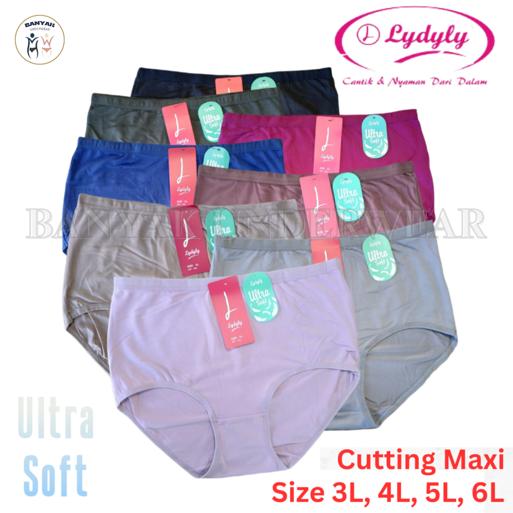 KATUN Lifily ผู้หญิง CD ขนาดใหญ่พิเศษ Jumbo Super Soft YN248 Cotton Spandex 3 & 6 ชิ้นขนาด ML XL XXL