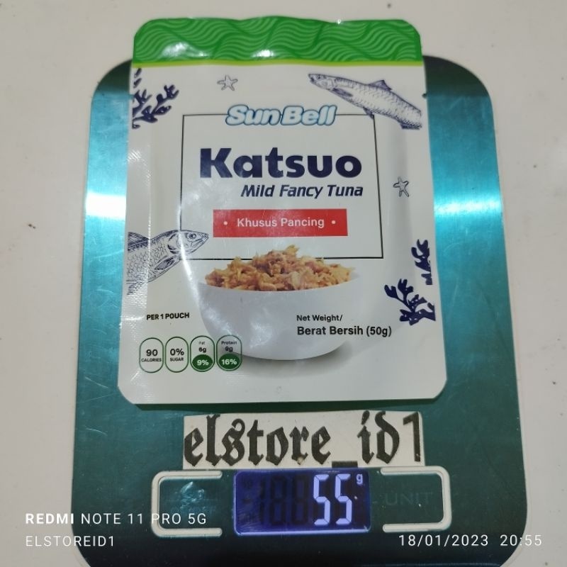 MINIMAL WHOLESALE sunbell katsuo pouch packaging 50 กรัม ขั้นต่ํา 12 ซอง