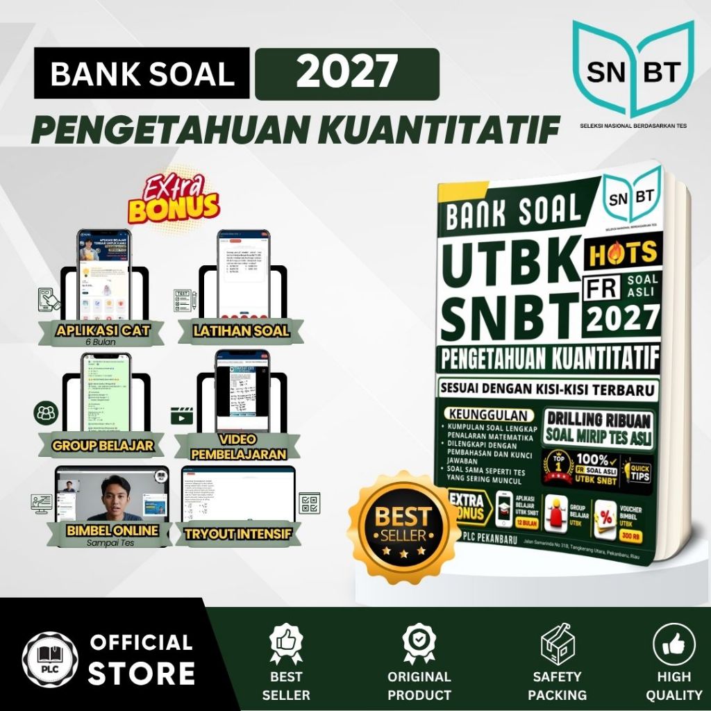 UTBK SNBT 2027 หนังสือธนาคารคําถามเชิงปริมาณ | PLC Discussion