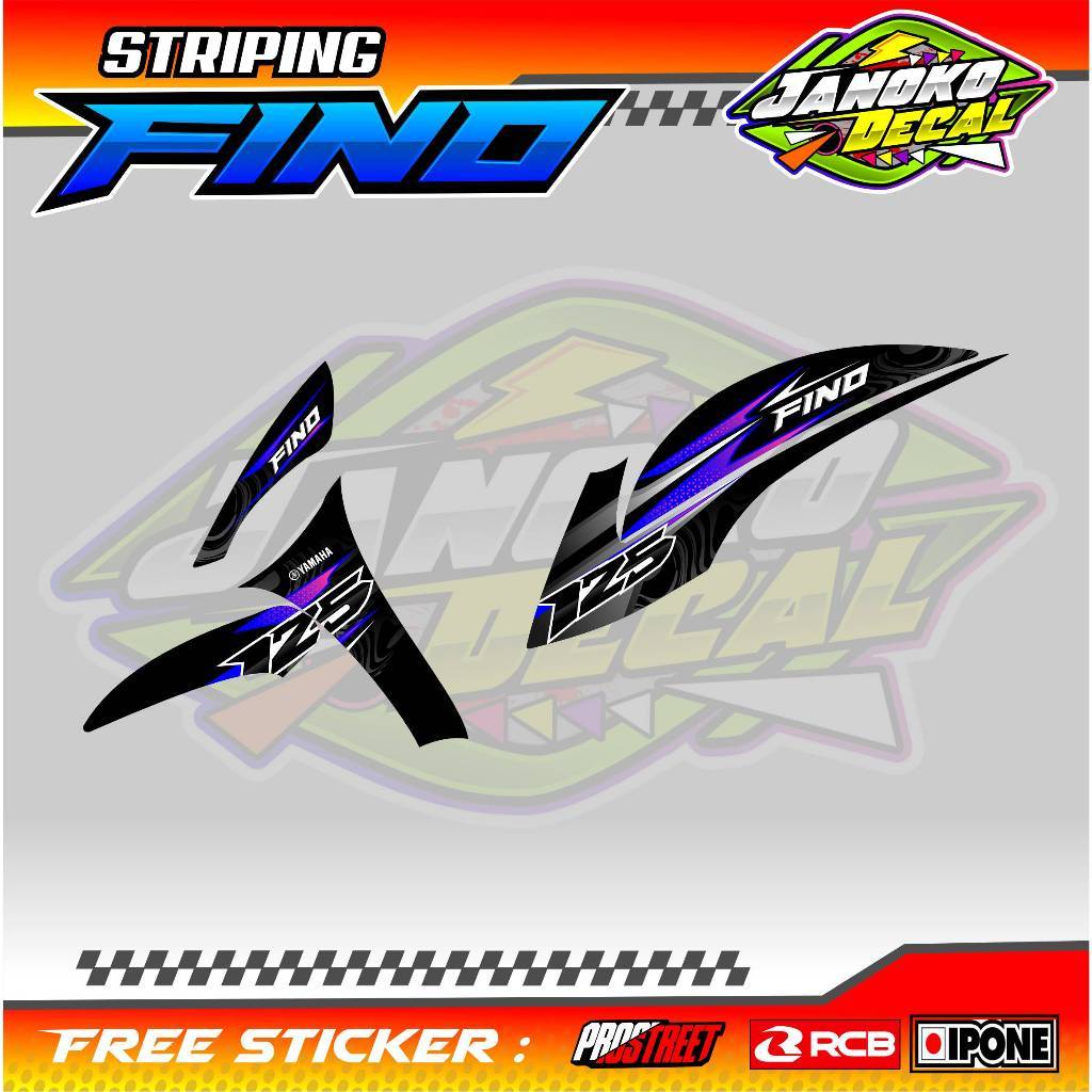 FINO 125 VARIATION STRIPING / YAMAHA FINO 125 MOTORCYCLE LIST STICKER