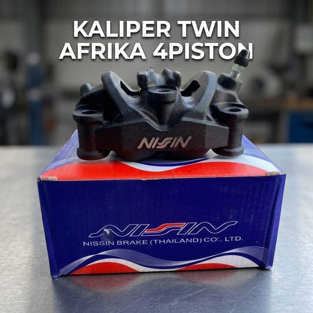 NISSIN TWIN AFRICA 4P CALIPER TWIN AFRIKA CALIPER TWIN AFRICA PITCH 100 มม.