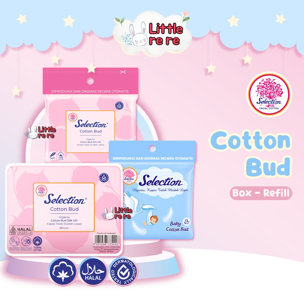 SELECTION Facial Cotton Bud Series