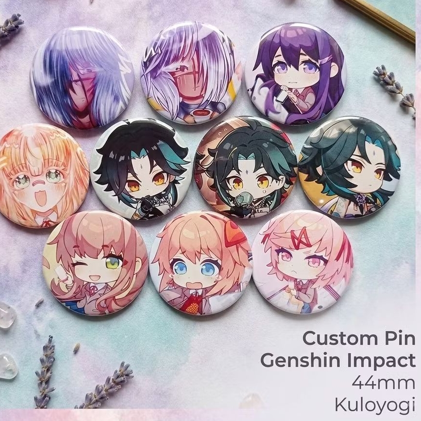 Genshin Impact 44mm Custom Pin Genshin Impact