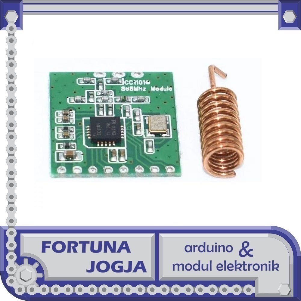 CC1101 868MHZ เสาอากาศส่งสัญญาณโมดูลรับส่งสัญญาณ SPI
