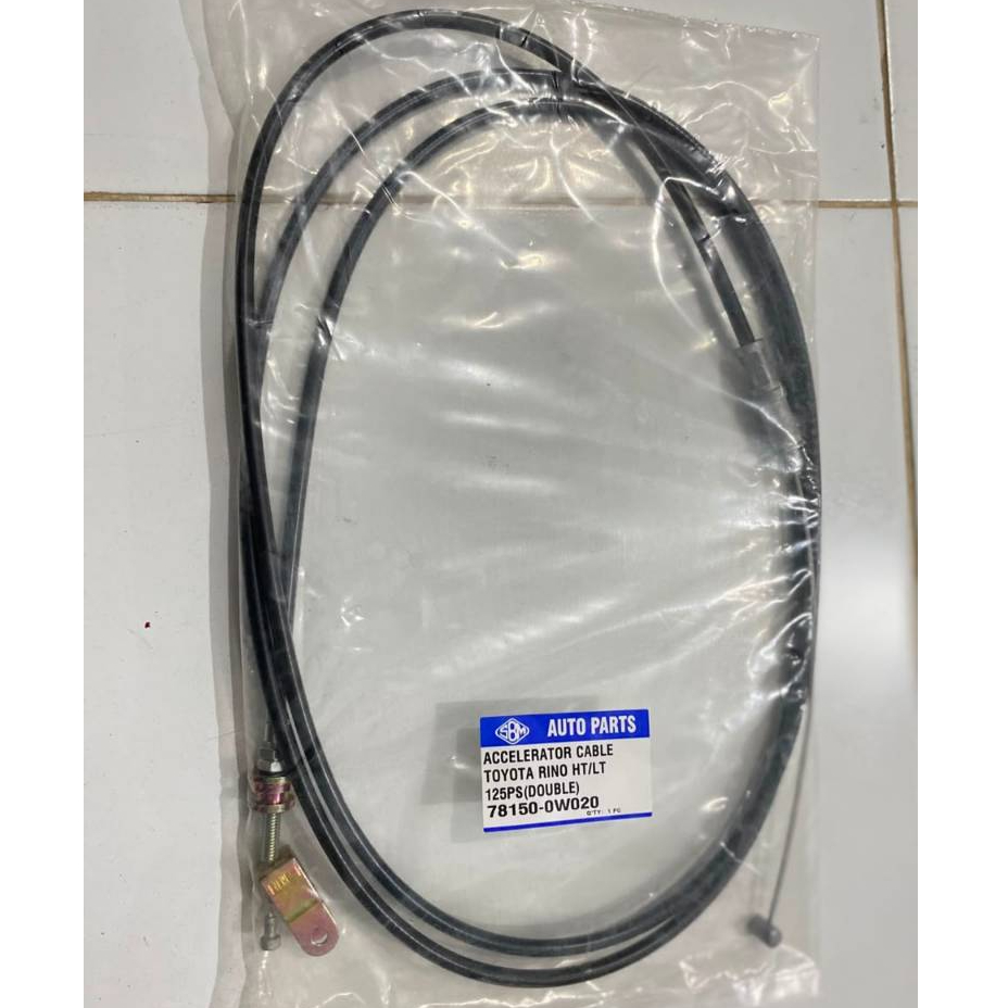 สายแก๊ส / สายเร่งรถบรรทุก Dyna Saurus 125 HT / 125 LT (NOT 130 HT YES!) SBM Brand (Made in Taiwan) เ