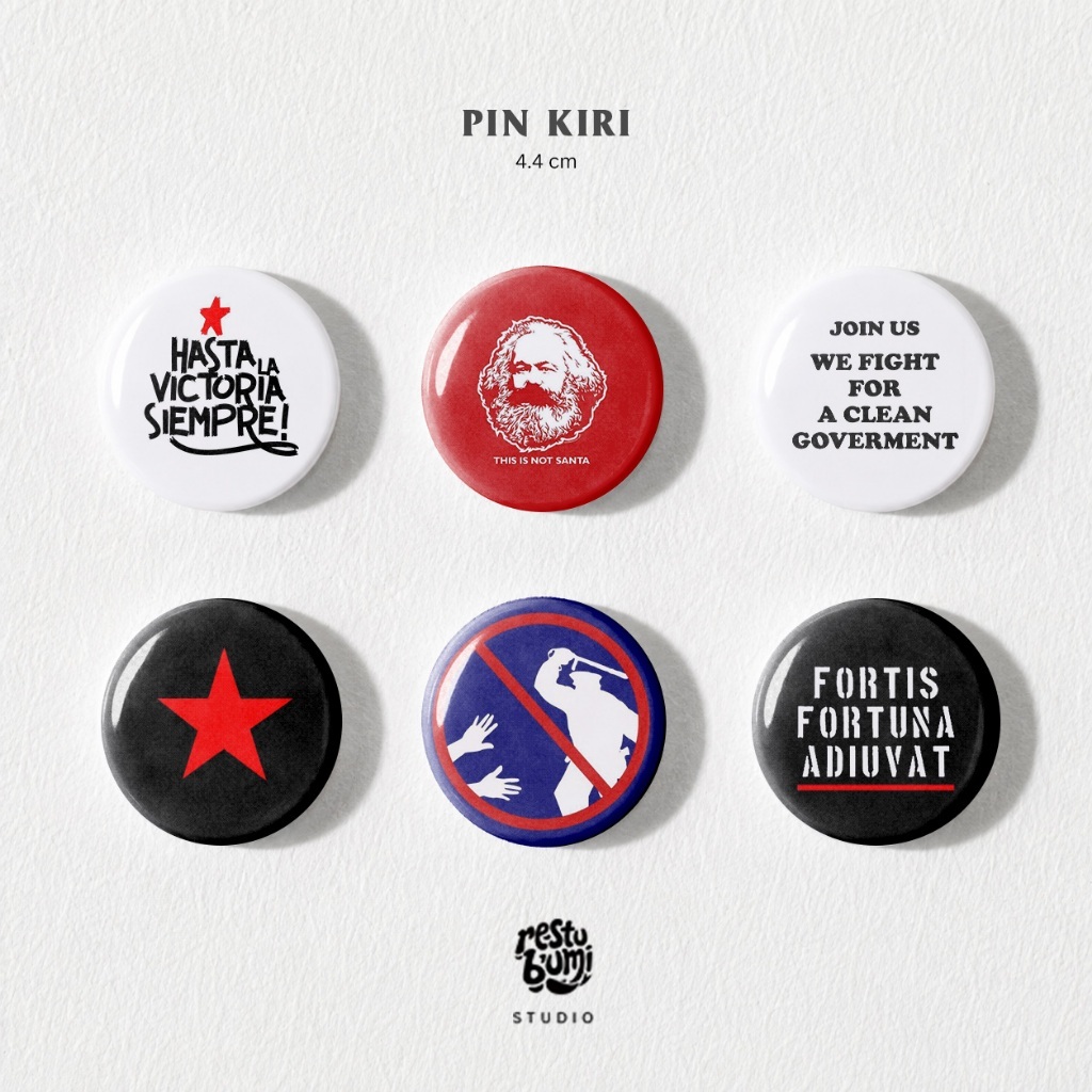 Restubumi Studio PIN Propaganda 4.4 ซม