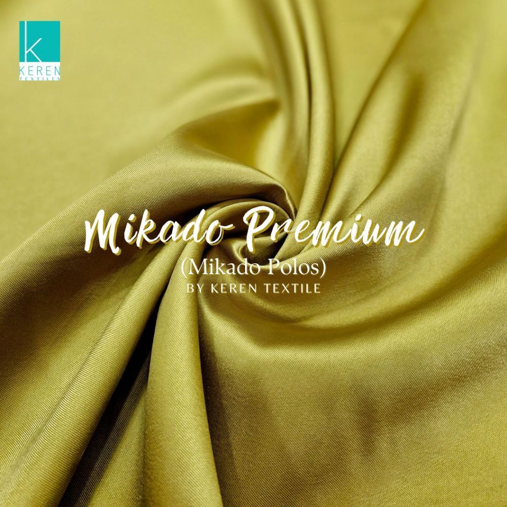 MIKADO PREMIUM POLOS (ผ้าเจ้าสาวมิคาโดธรรมดาระดับพรีเมียม/SATIN MIKADO)