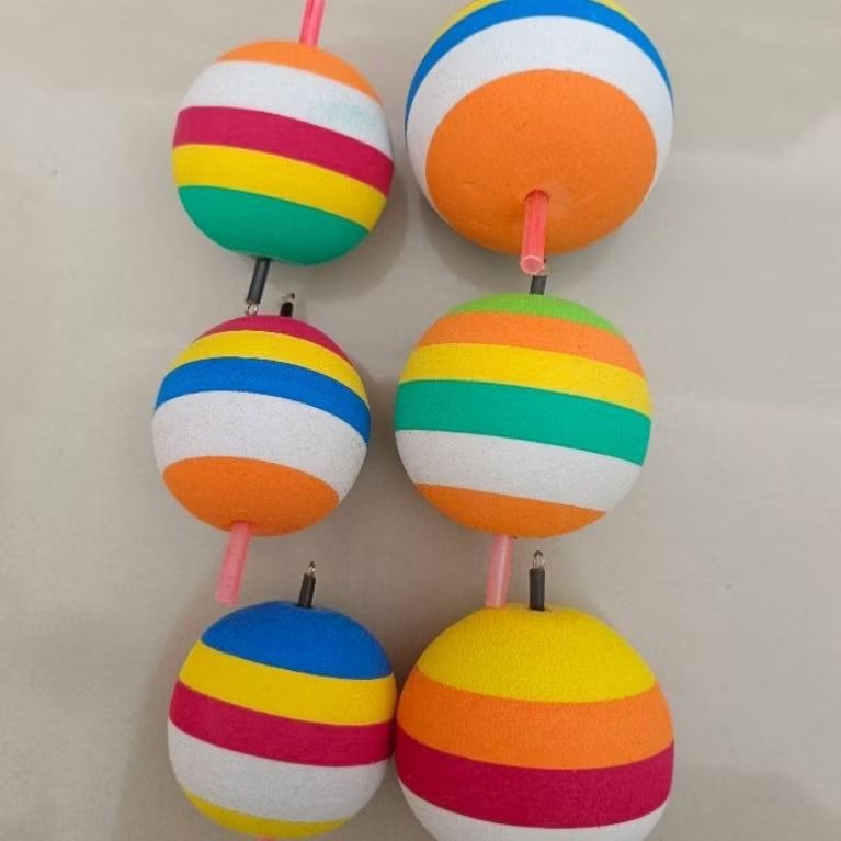 FISHING BUOY/ RAINBOW ROUND FISHING BUOY (สีสุ่ม)