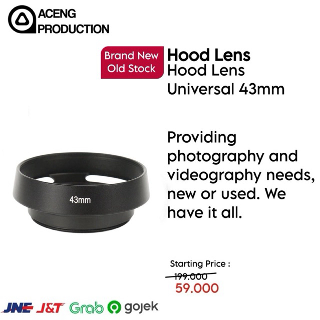 Brightinstar Hood 43mm Universal