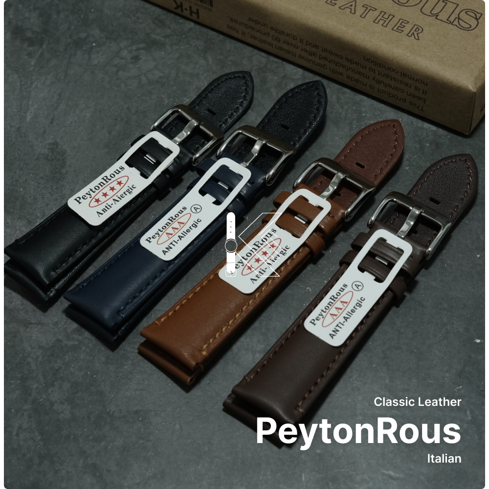 ITALIAN LEATHER Quality สายนาฬิกาหนังแท้ 20mm 22mm 24mm