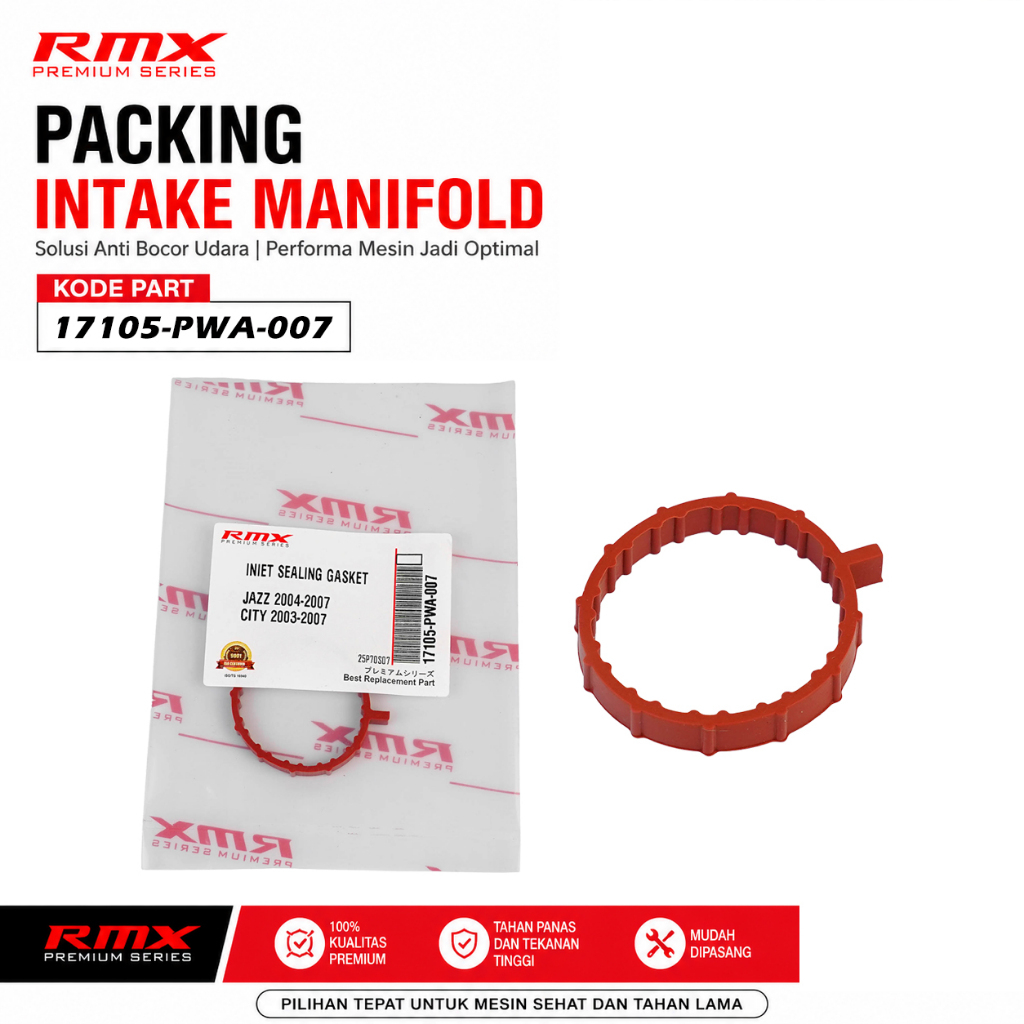 RMX Premium Packing Intake / Intek Manifold Jazz GD3 City GD8 2003-2008 17105-PWA-007