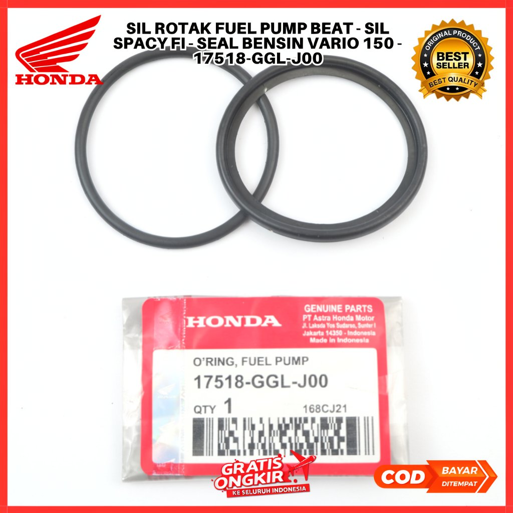 ซีลปั๊มเชื้อเพลิง Beat - ซีล Spacy FI - Vario 150 ซีลน้ํามัน - 17518-GGL-J00