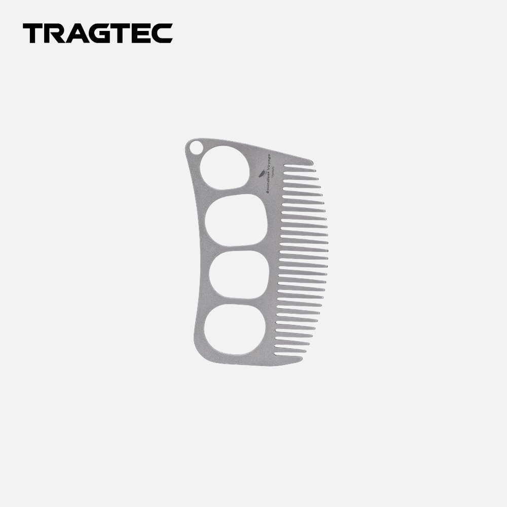 GARGTEC Pure Titanium Comb Comb Comb Bag EDC Multi Tools Boundless Vovage ID1229