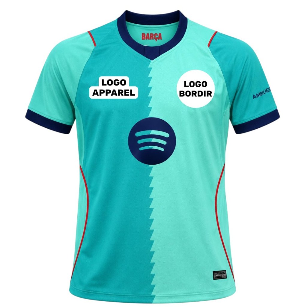 NEW JERSEY/ BARCA FOOTBALL JERSEY44 3RD 26/27 GO