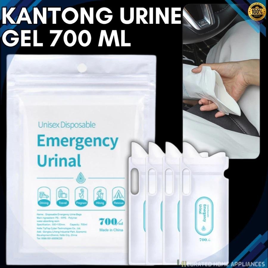 1 PACK CONTAINS 3 PCS URINE GEL BAGS URINE BAG PORTABLE CAR TOILET UNISEX EMERGENCY CHEEK BAG ANTI-S