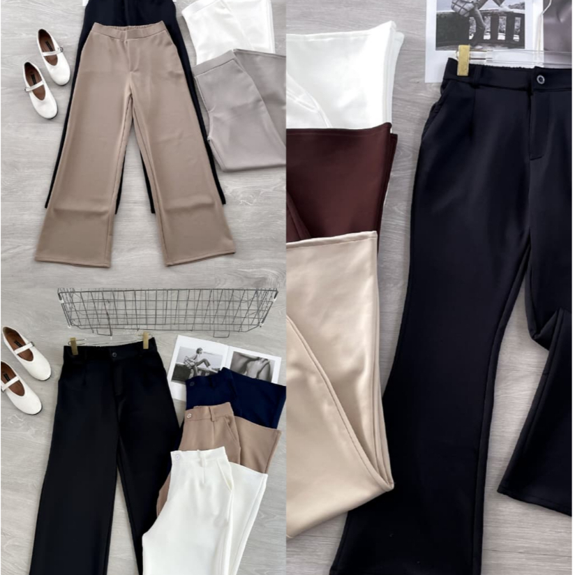 Mikasolo - กางเกง Scuba Culottes/Scuba Cutbray/Scuba