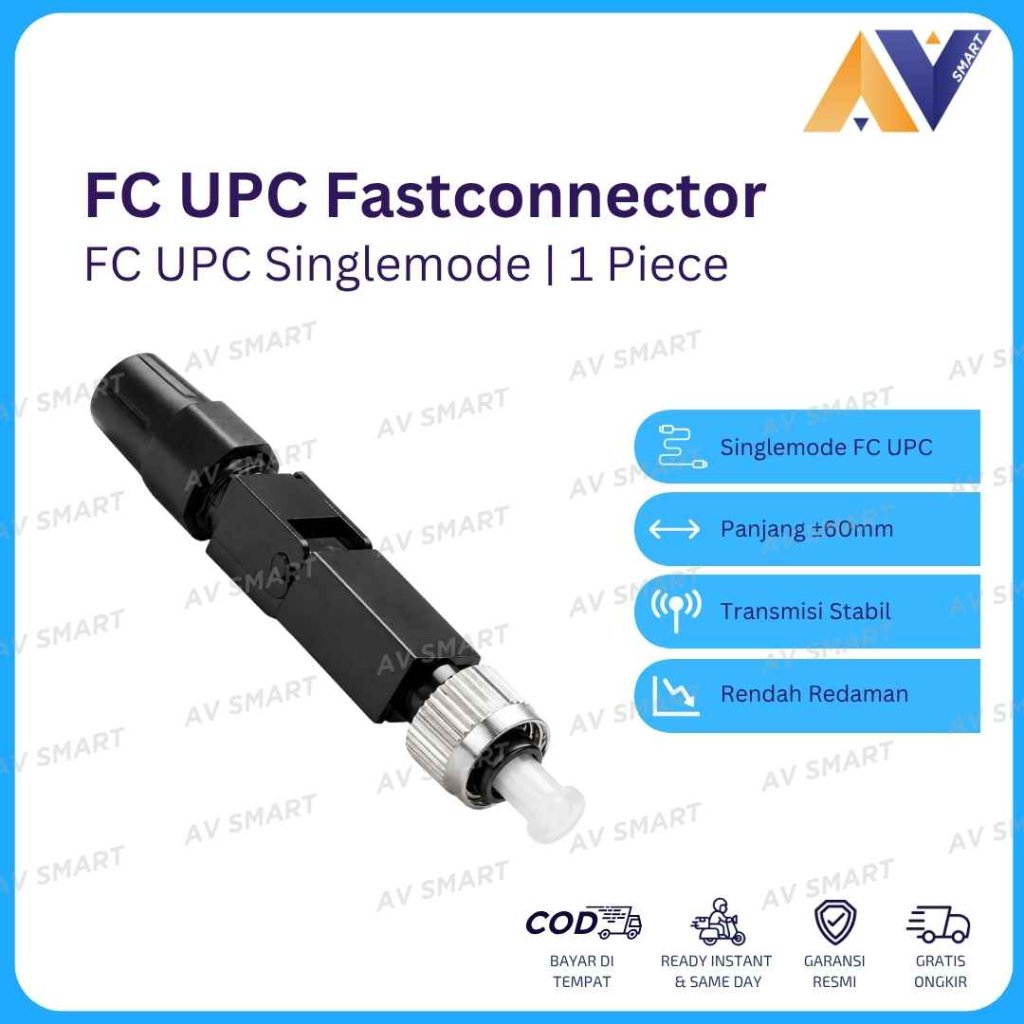 (1 ชิ้น) Fastconnector FC Fiber Optic Fast Connector FO Connector รุ่นจระเข้
