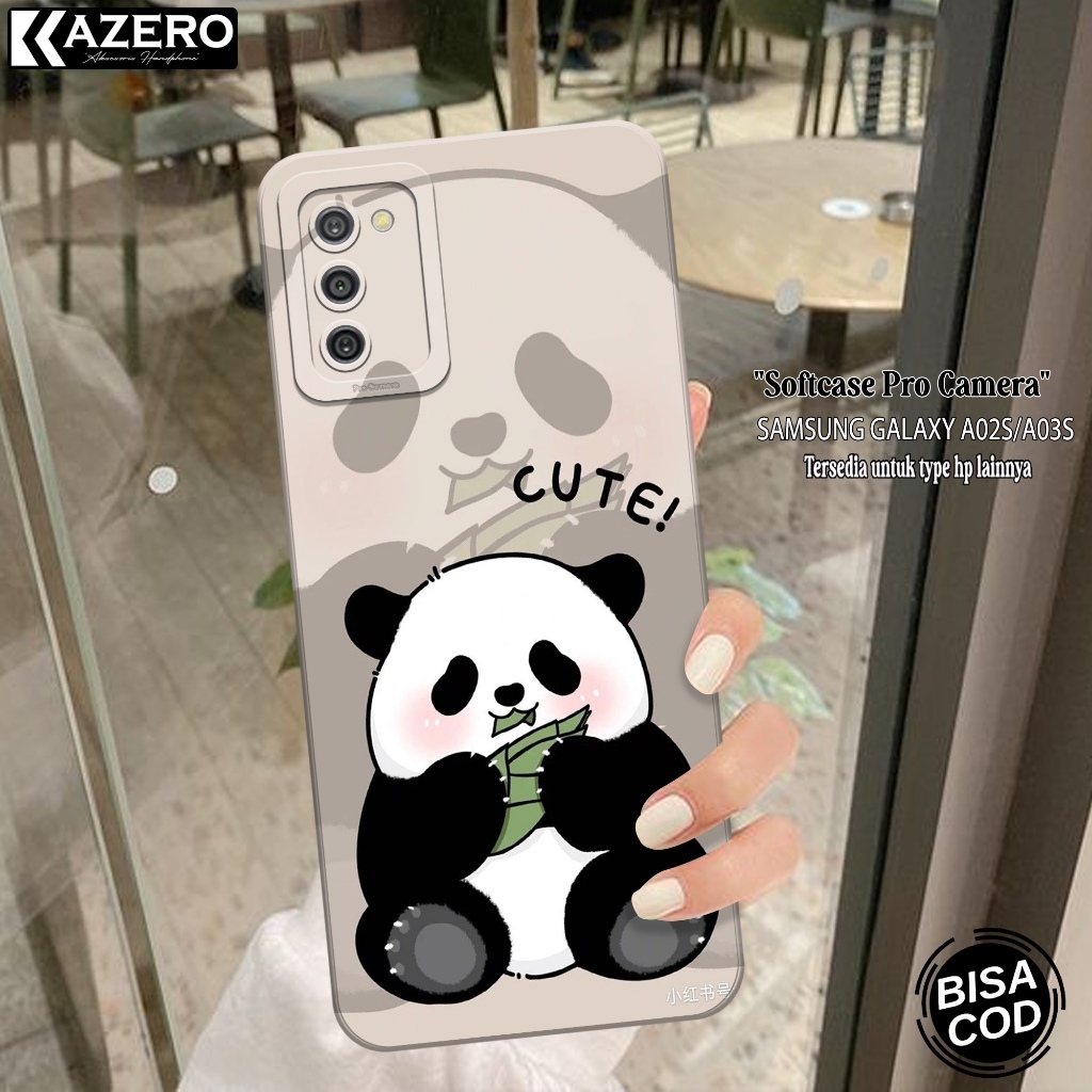 HP ล่าสุด Samsung Galaxy A02S / A03S Silicone - กล้อง Pro - Samsung A03S / A02S เคสการ์ตูน - เคส Sam