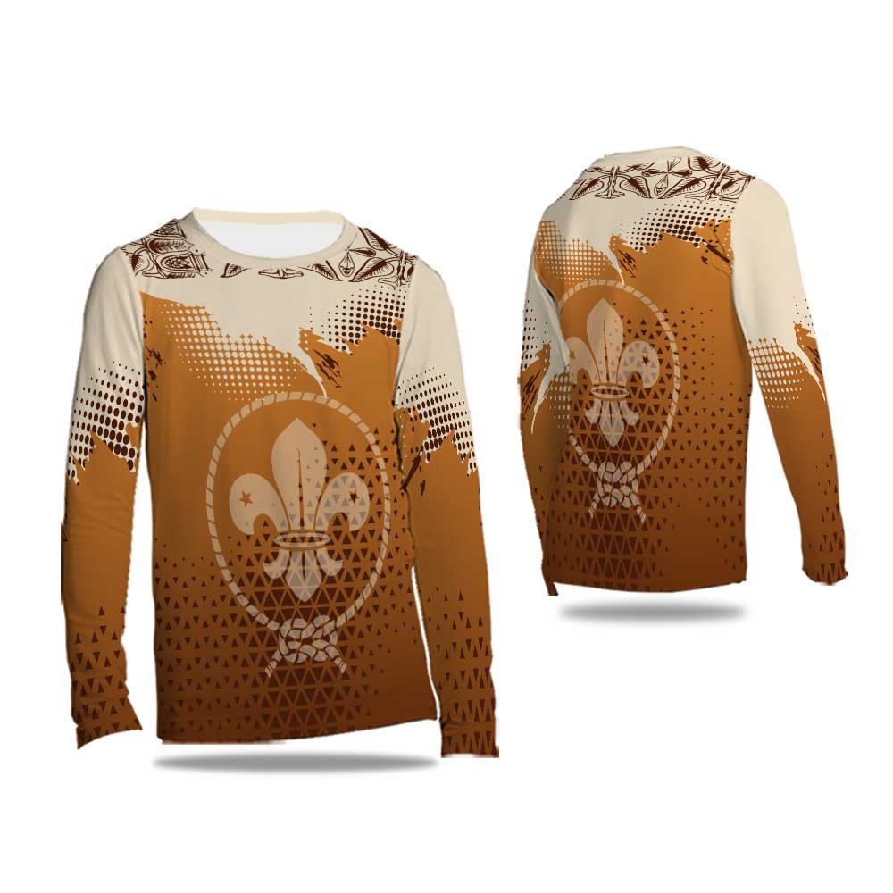 แชร์: 0 Kids Scout Jersey T-Shirt / Fullprint Scout Jersey Art-44