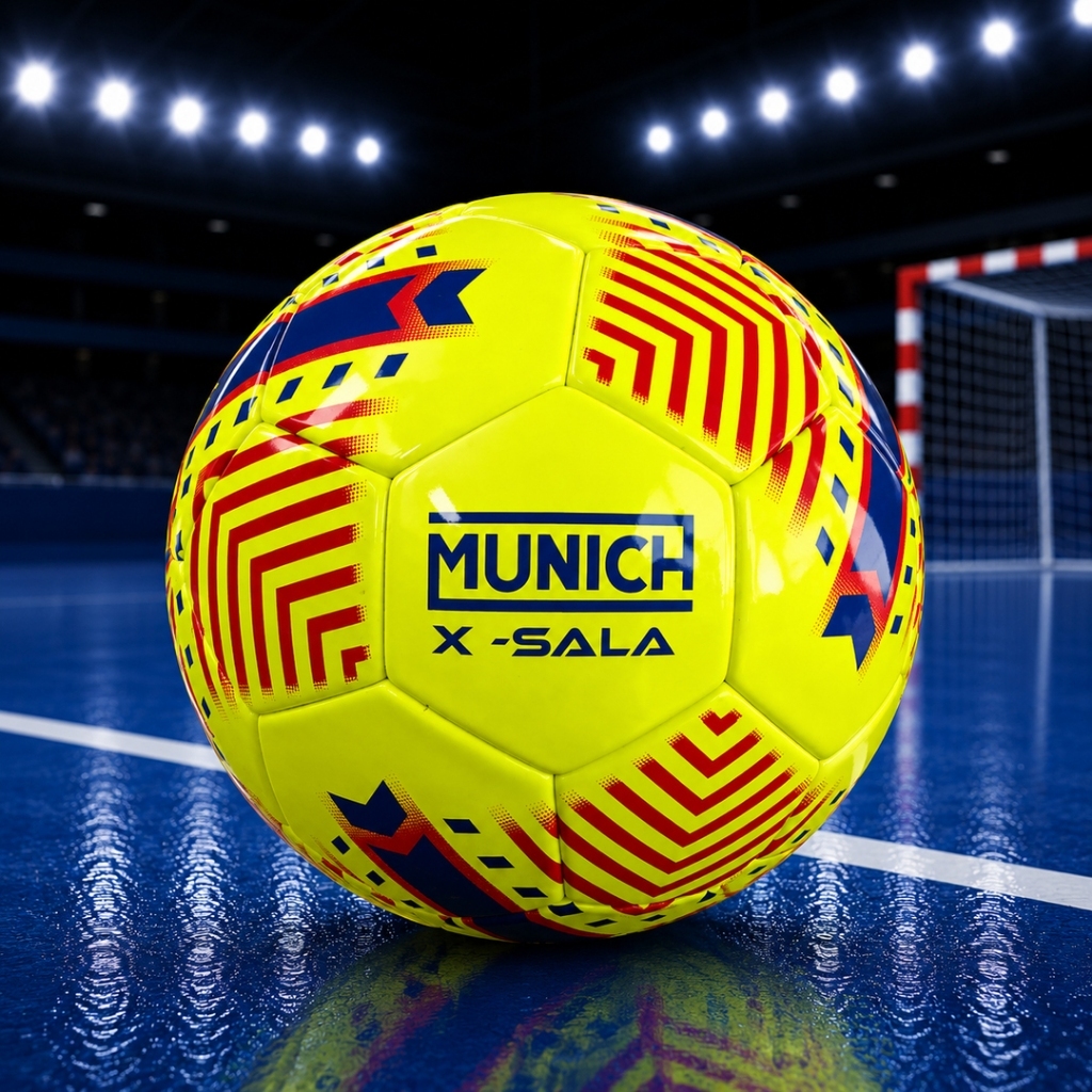 RS647 - ลูกฟุตซอล Munich X-Sala Size 4 ดั้งเดิม การฝึกฟุตซอลสบาย