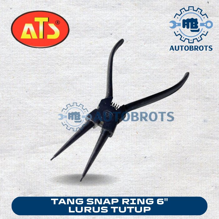 ATS Snap Ring Pliers 6" Straight Closed / Internal Straight Snap Ring Pliers IS