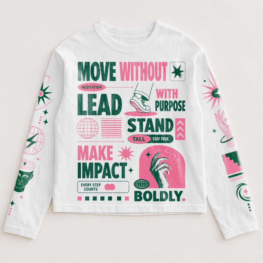 TIG LONGSLEEVE BOXY เสื้อยืด DÉPLACER 24S ผ้าฝ้าย COMBED