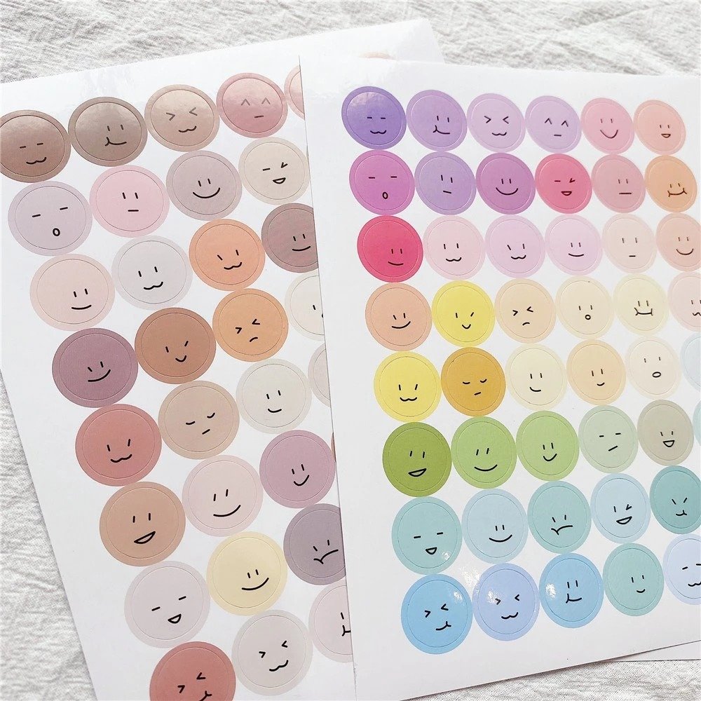 ELSTUFF1485 SMILE STICKERS / สติ๊กเกอร์ EMOJI FACE STICKERS