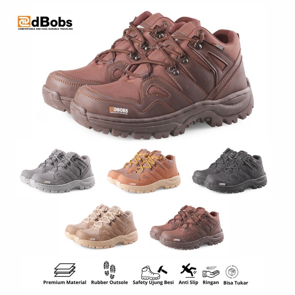 DBobs Mens Safety Tracking Boots Outdoor Touring Shoes Field Project Work