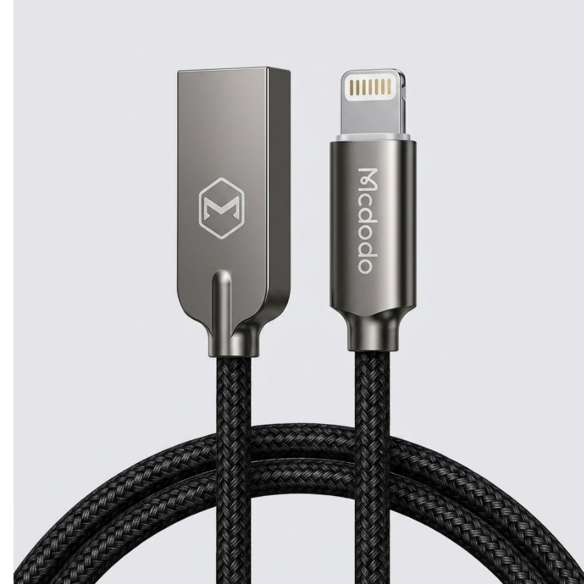 Original Mcdodo Lightning Data Cable Braided Fast Charging Cable USB to Lightning Nylon ทนทาน