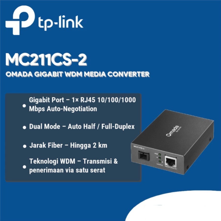TP-LINK OMADA MC211CS-2 GIGABIT -0651