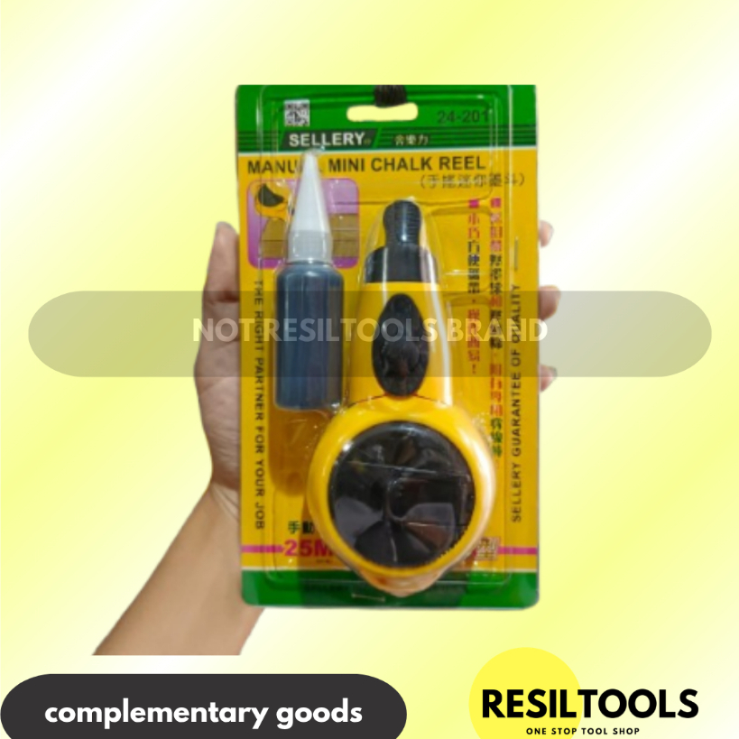 ผู้ขาย 24 201 Sipatan Plus Mini Ink 25 เมตรคู่มือชอล์ก Reel Ink Line เครื่องมือ