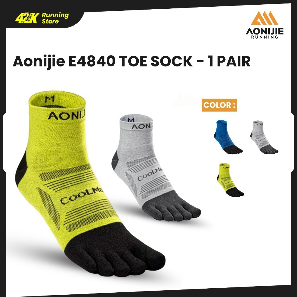 Aonijie E4840 ถุงเท้านิ้วเท้าวิ่ง 1 PAIR/1 PAIR - ถุงเท้านิ้วเท้าวิ่งปั่นจักรยาน