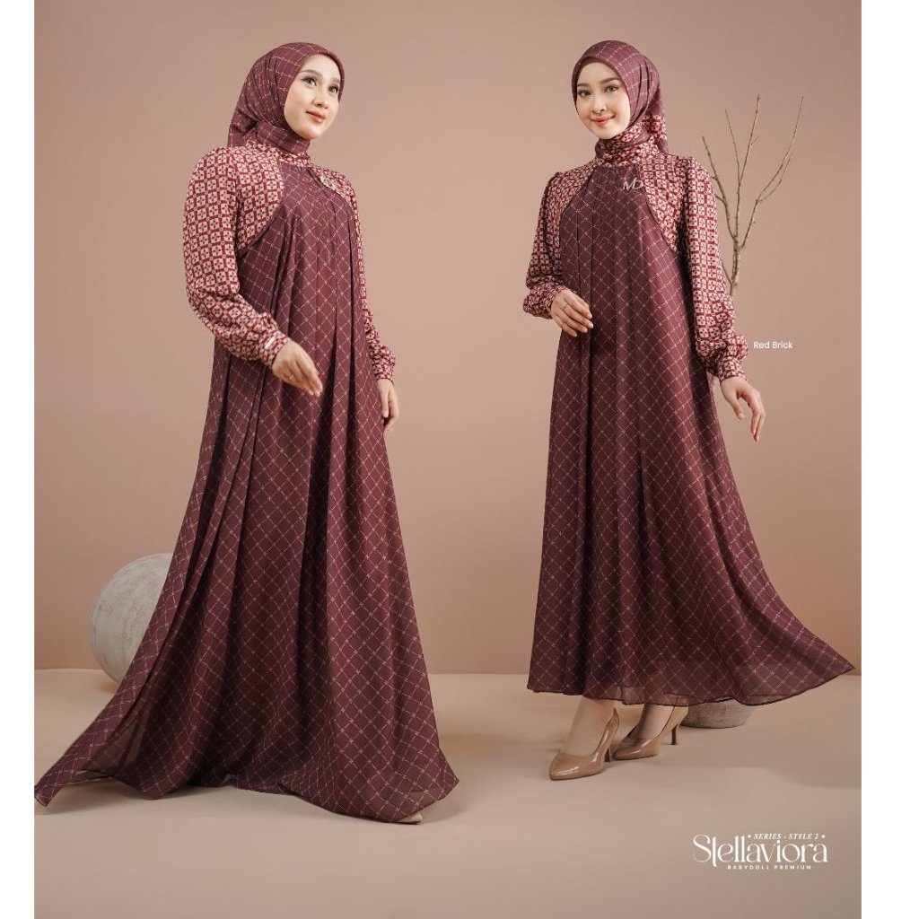 STELLAVIORA SERIES STYLE 2 (CALLISTA PREMIUM) NADHEERA LUXURY LUXURY / / / gamis ล่าสุด / gamis / เด