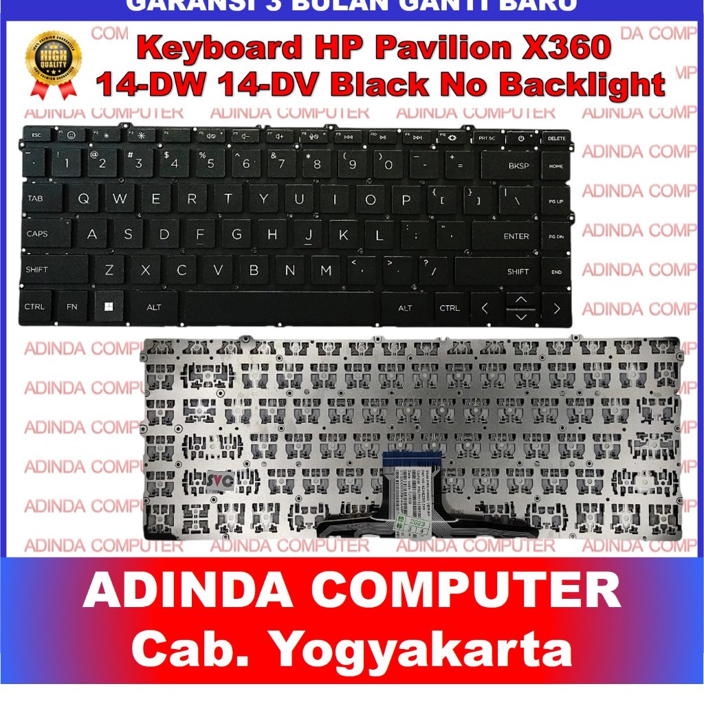 HP Pavilion X360 14-DW 14-DW1000 14T-DW000 14t-DW100 DW0052TU 14-DV0003TX 6070B คีย์บอร์ด1744903