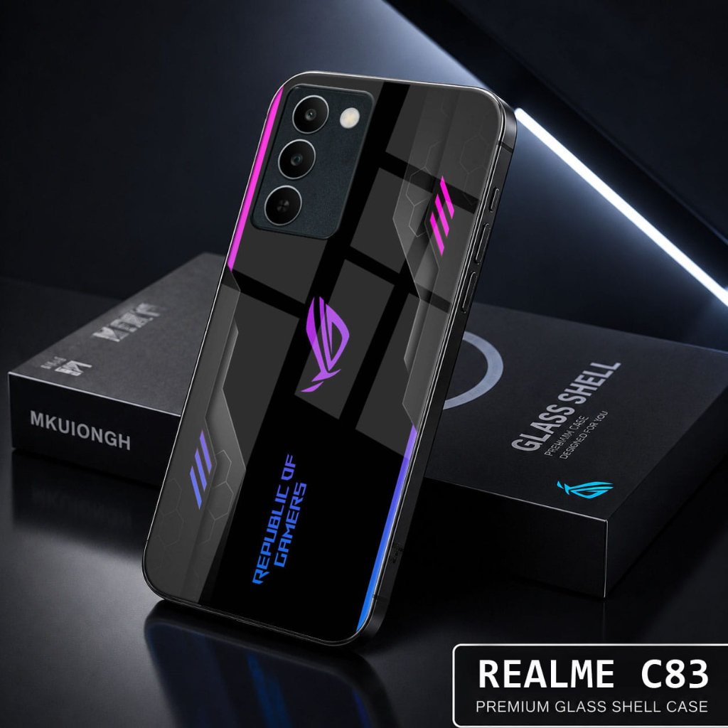HP REALME C83 SoftCase เคสโทรศัพท์เคลือบเงาแก้ว REALME C83 - N107