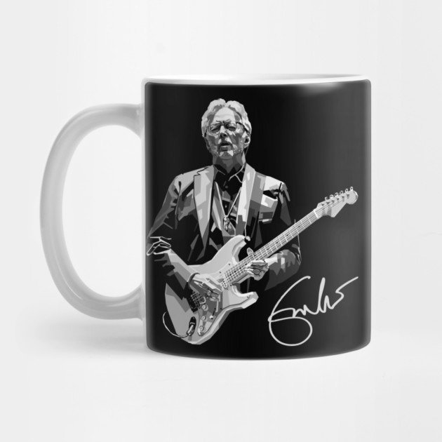 Eric clapton ในสีเทา - แก้วชา Eric Clapton
