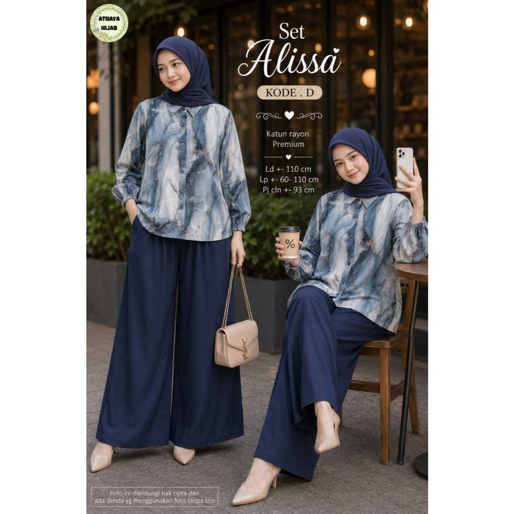HQ เสื้อผ้าผู้หญิง SET ALISA จาก AtHAYA FASHION STORE