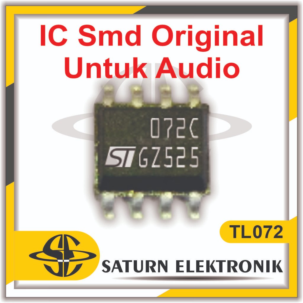 IC TL072 TL072C 072C Smd ต้นฉบับสําหรับเสียง