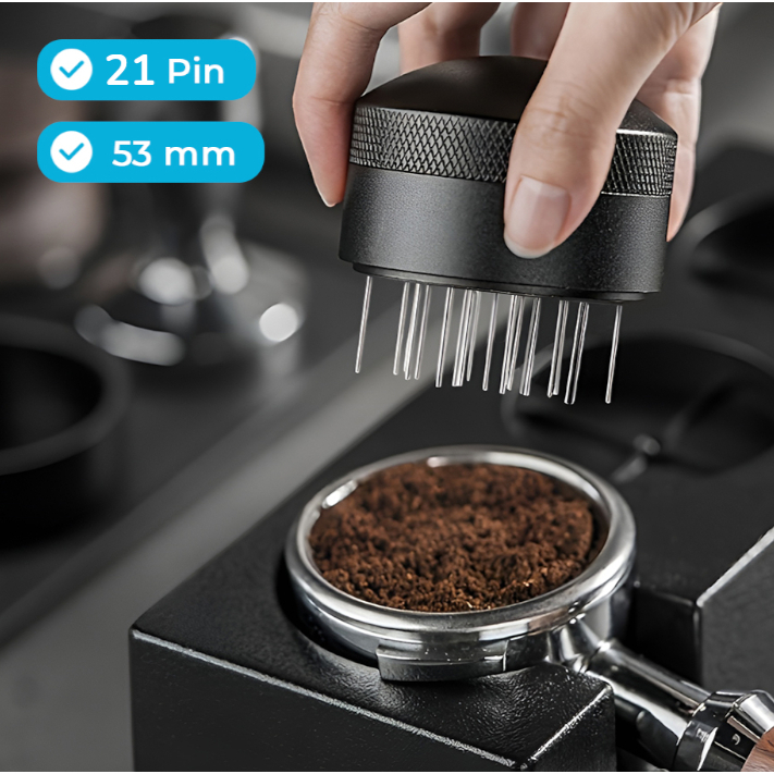 WDT 21 Pin Espresso Coffee Needle Distribution Tool 53mm