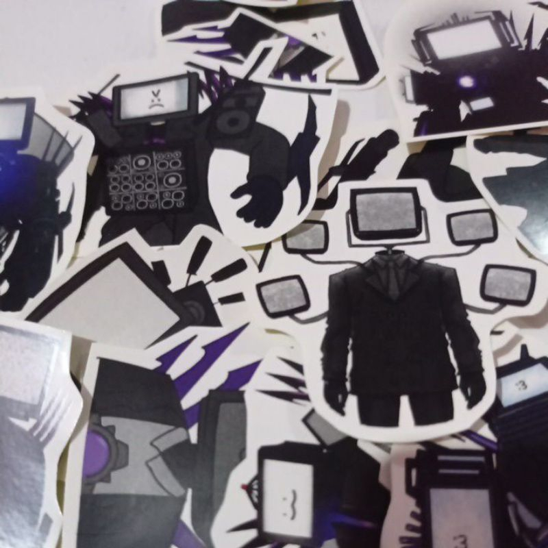 TV MAN TITAN STICKER SET 20 ชิ้น TV Man สติ๊กเกอร์