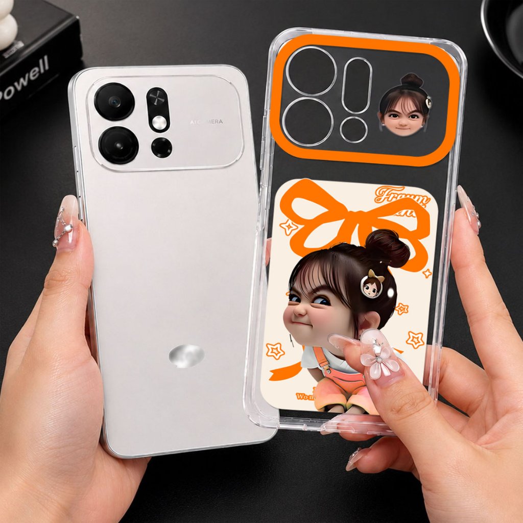 HP M355 ล่าสุด ITEL A100CS เคสโทรศัพท์ 2026 - Softcase Itel A100C A200 City 200 City 100 A90 A80