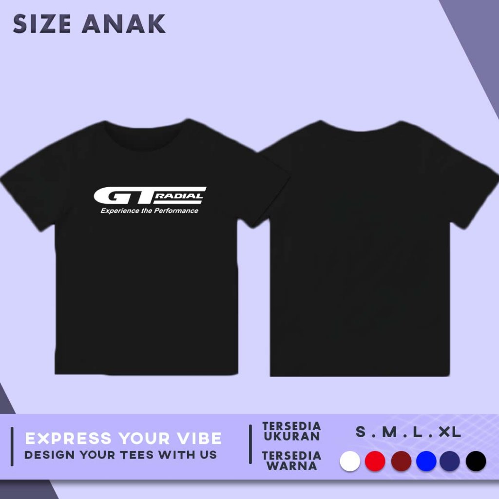 เสื้อยืด GT Radial Kids | สําลีหวี 30s